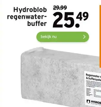 GAMMA Hydroblob regenwaterbuffer aanbieding