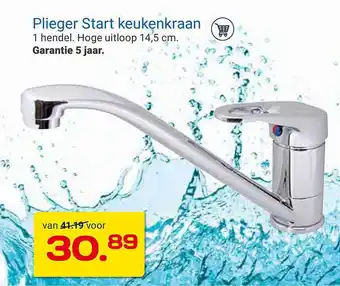 Kluswijs Plieger Start Keukenkraan 14.5cm aanbieding