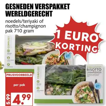 MCD Supermarkt Gesneden verspakket wereldgerecht aanbieding