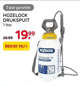 Praxis HOZELOCK DRUKSPUIT 7 liter aanbieding