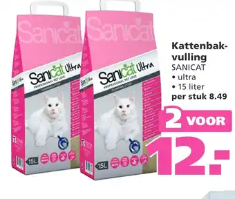 Ranzijn Sanicat Kattenbakvulling aanbieding