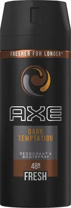 Drogisterij.net Axe Dark Temptation 48H Fresh Deodorant Spray aanbieding