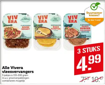 Coop Alle Vivera vleesvervangers aanbieding