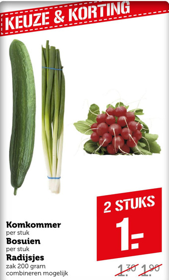 Coop Komkommer aanbieding