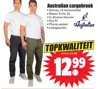 Dirk Australian cargobroek aanbieding