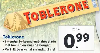 Lidl Toblerone aanbieding