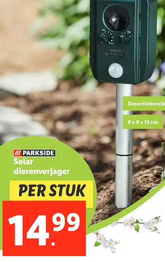 Lidl Parkside Solar dierenverjager aanbieding