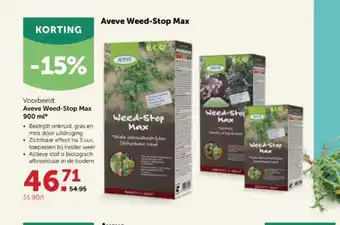 Aveve Weed-Stop Max 900 ml aanbieding