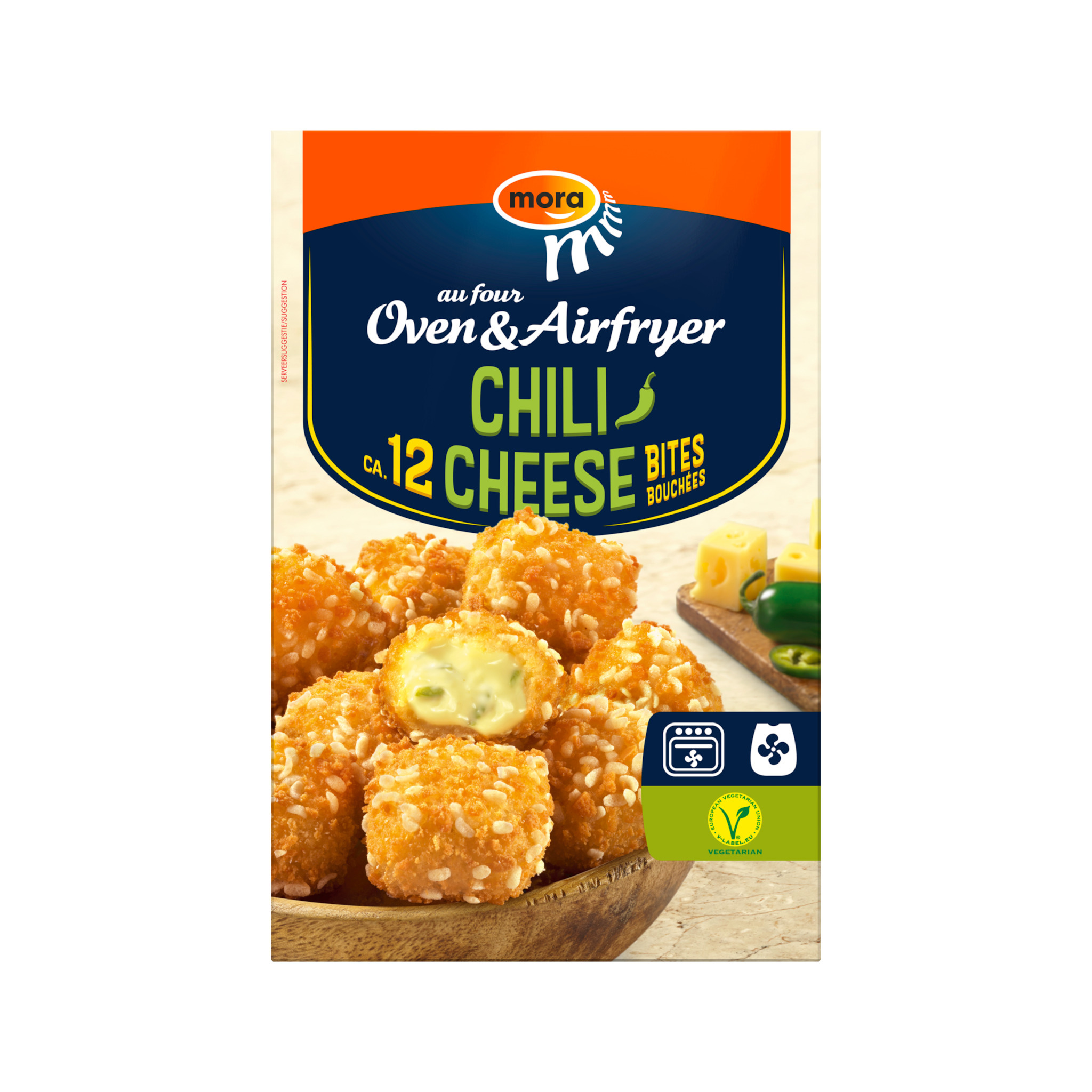 Mora Oven & Airfryer Chili Cheese Bites 12 x 20g aanbieding bij Jumbo