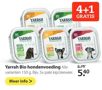 Boerenbond Yarrah Bio hondenvoeding aanbieding