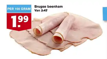 Hoogvliet Brugse beenham 100 gram aanbieding