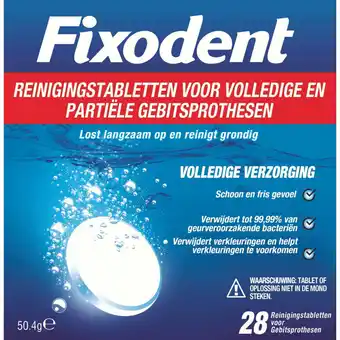 Drogisterij.net Fixodent Complete Care Reinigingstabletten aanbieding