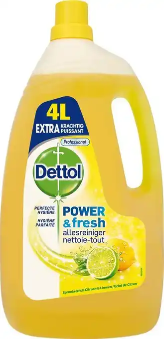 Drogisterij.net Dettol Power & Fresh Allesreiniger Citroen aanbieding