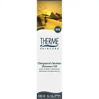 Drogisterij.net Therme Cleopatra's Secrets Shimmer Oil aanbieding