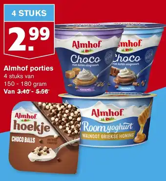 Hoogvliet Almhof porties 150-180 gram aanbieding