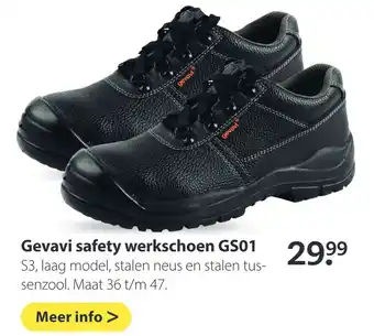 Boerenbond Gevavi safety werkschoen aanbieding