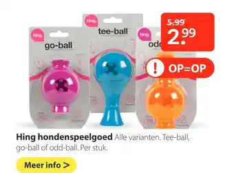 Boerenbond Hing hondenspeelgoed aanbieding