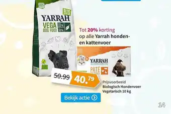 Plein.nl Yarrah Honden- En Kattenvoer 20% Korting aanbieding