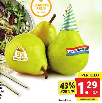 Lidl Xenia Peren 1 kg aanbieding