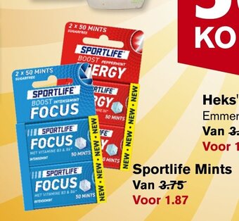 Hoogvliet Sportlife mints aanbieding