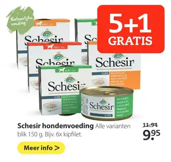 Boerenbond Schesir hondenvoeding aanbieding