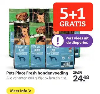 Boerenbond Pets Place Fresh hondenvoeding aanbieding