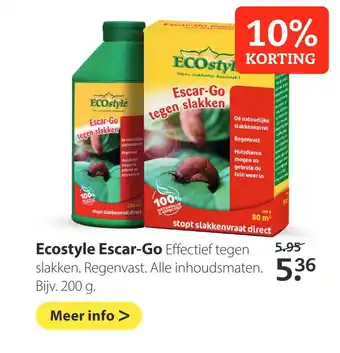 Boerenbond Ecostyle Escar-Go aanbieding