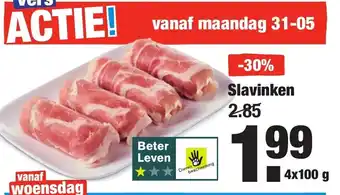 ALDI Slavinken 4x100g aanbieding