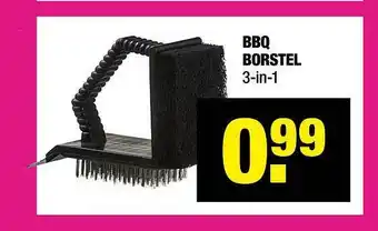 Big Bazar BBQ Borstel 3-in-1 aanbieding