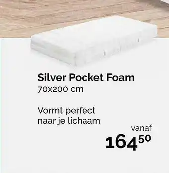 Beter Bed Silver pocket foam 70x200 cm aanbieding