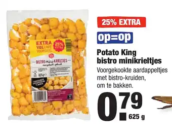 ALDI Potato King Bistro minikrieltjes 625g aanbieding