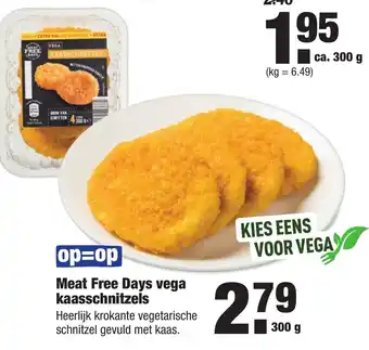 ALDI Meat Free Days vega kaasschnitzels 300g aanbieding