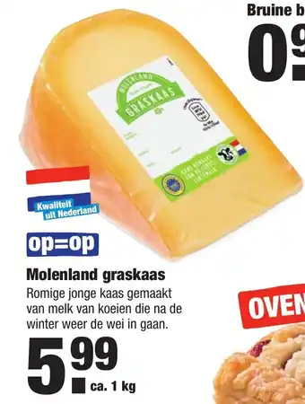 ALDI Molenland graskaas 1 kg aanbieding