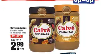 ALDI Calve pindakaas 650 gr aanbieding