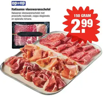 ALDI Italiaanse  vleeswarenschotel  150 gr aanbieding