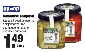 ALDI Italiaanse antipasti 280 gr aanbieding