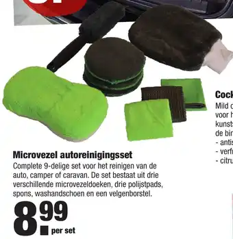 ALDI Microvezel autoreinigingsset aanbieding