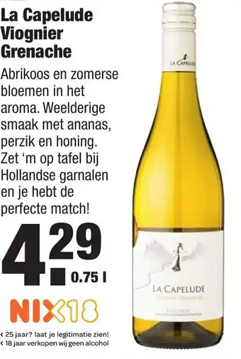 ALDI La Capelude Viognier-Grenache 750ml aanbieding