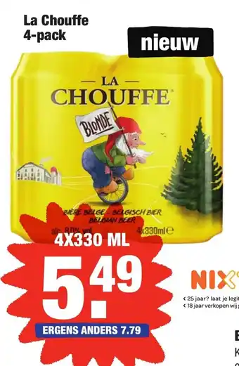 ALDI La Chouffe 4*330ml aanbieding