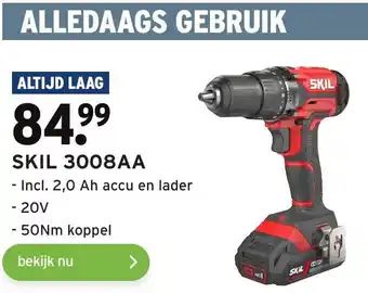 GAMMA Skil Accuboormachine | 3008AA aanbieding