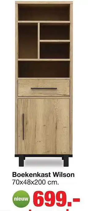 Budget Home Store Boekenkast wilson 70x48x200 cm aanbieding