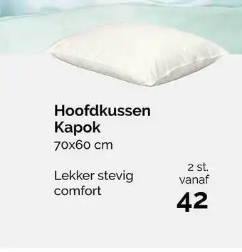 Beter Bed Hoofdkussen Kapok 70x60 Cm aanbieding