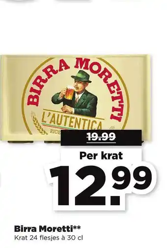 PLUS Birra moretti aanbieding