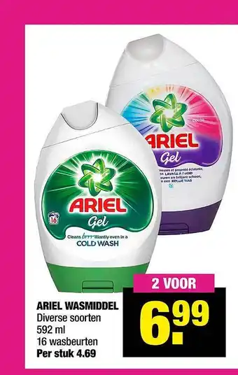 Big Bazar Ariel wasmiddel aanbieding