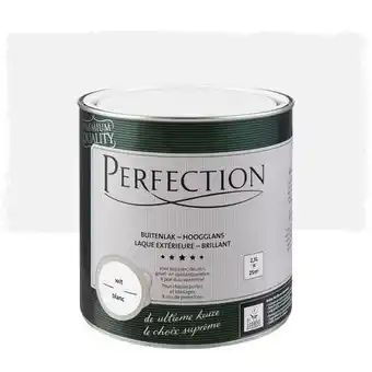 Praxis Perfection buitenlak hoogglans wit 25L aanbieding