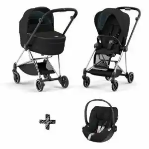 Van Asten BabySuperstore Kinderwagen Cybex Mios Deep Black/Black 2022 met Autostoel Cybex aanbieding