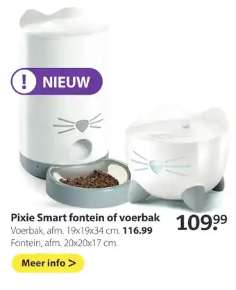 Boerenbond Pixie Smart fontein of voerbak aanbieding