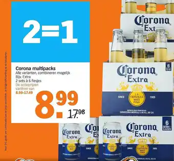 Albert Heijn Corona Multipacks aanbieding