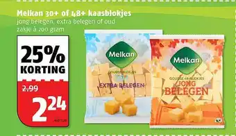 Poiesz Melkan 30+ Of 48+ Kaasblokjes aanbieding