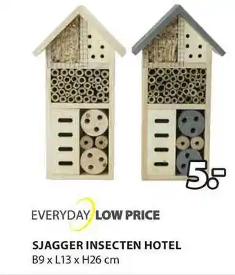 Jysk Sjagger insecten hotel aanbieding